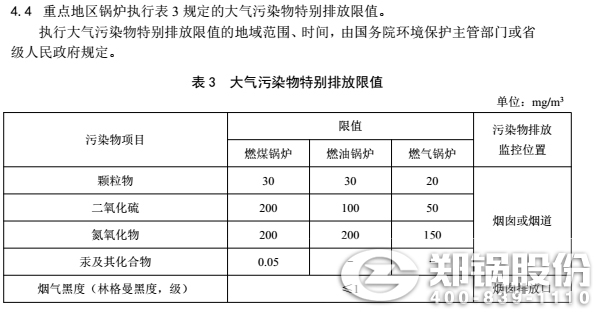 云南燃煤鍋爐治理排放標準